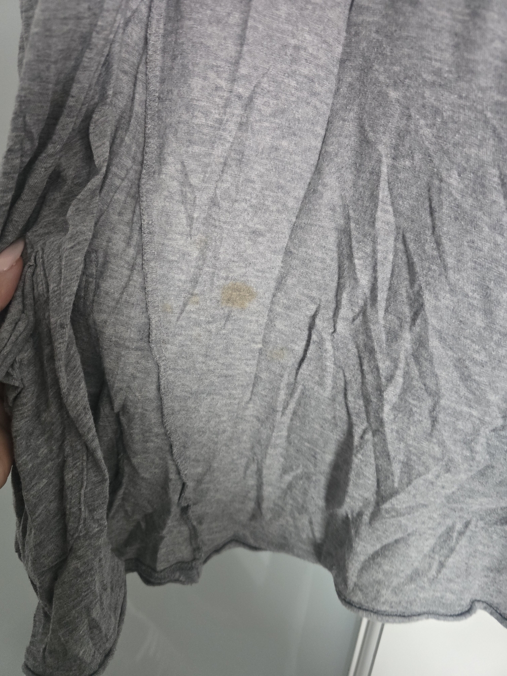 Burberry Light Gray Zip-Back Sweater - Picture 3 of 5